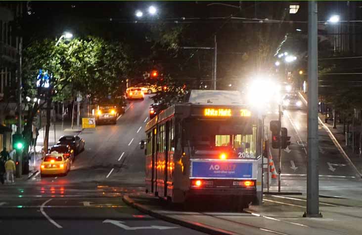 Yarra Trams Class B 2048 White Night